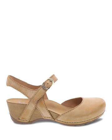 Talons Dansko Tiffani Milled Burnished Femme Marron | FR 451EBC